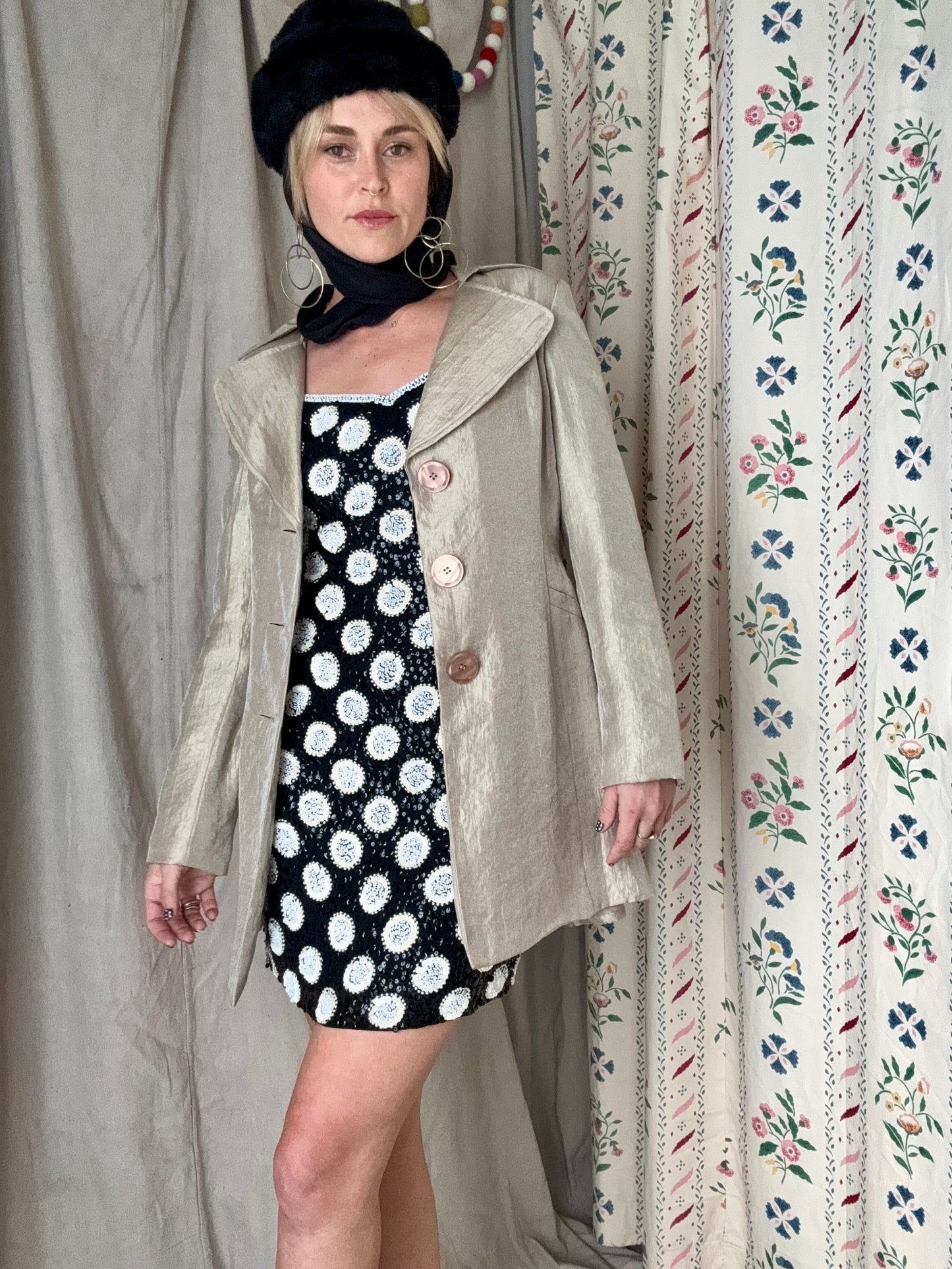 The Evangeline 1990s Shimmer Coat