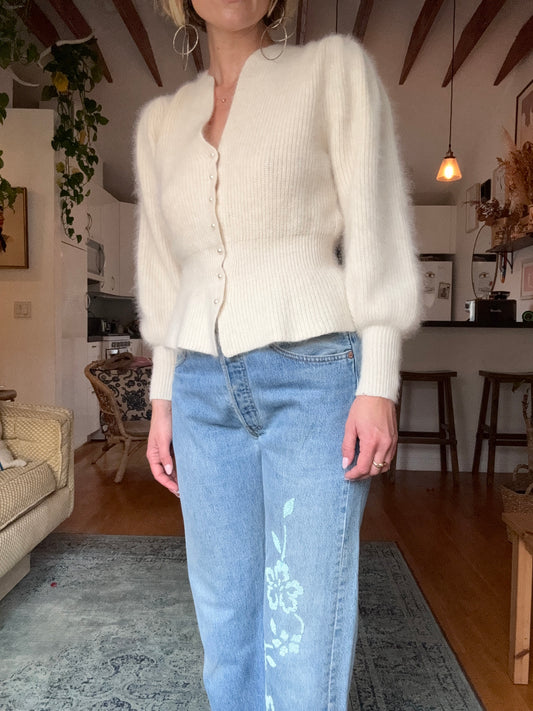 The Vivienne Lambswool and Angora Sweater