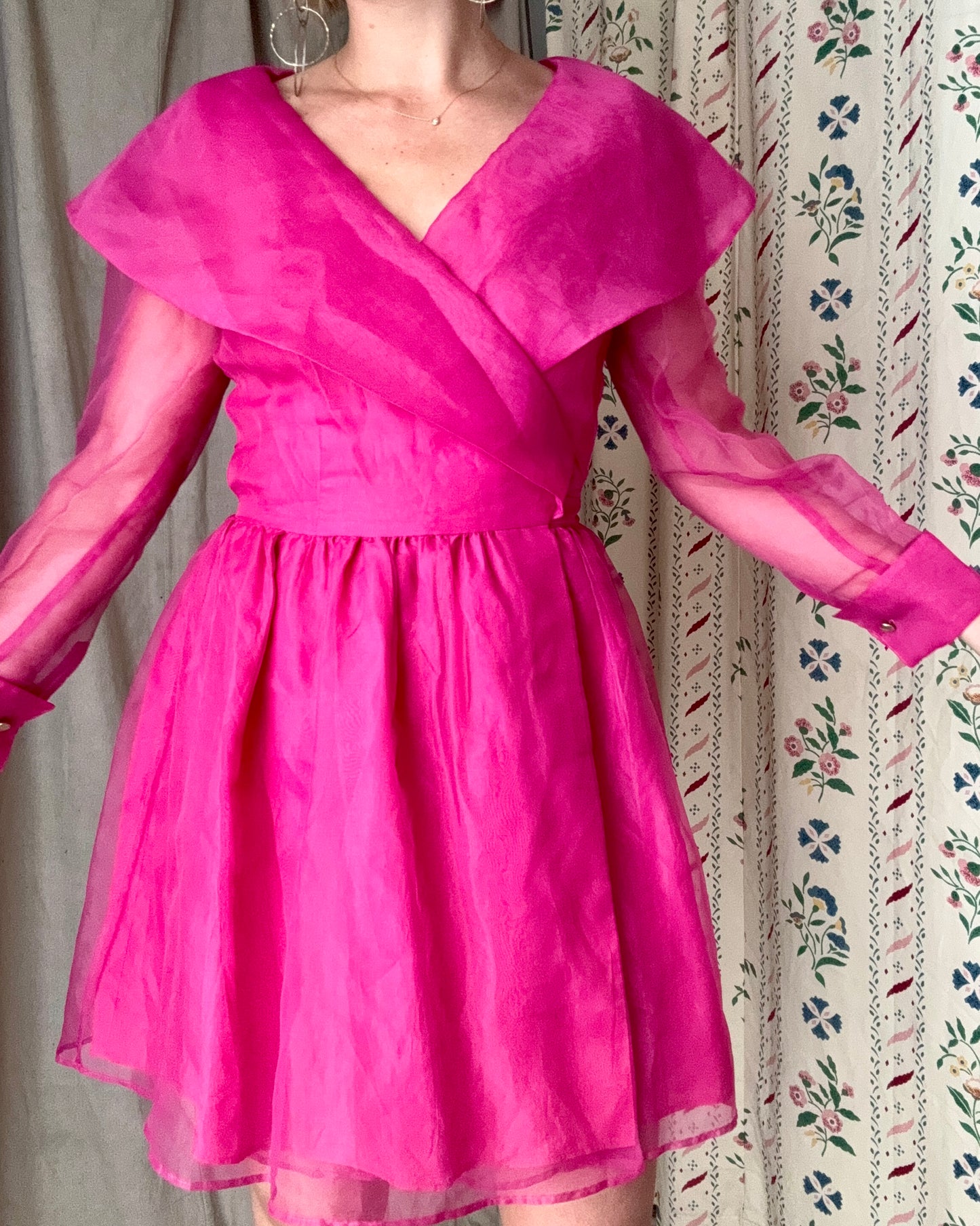 The Effie 1970s Organza Dress