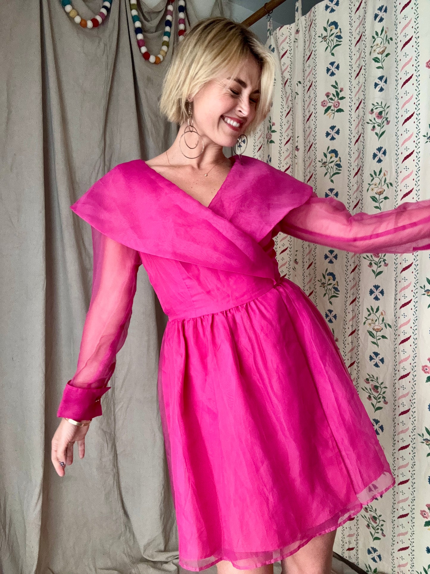 The Effie 1970s Organza Dress