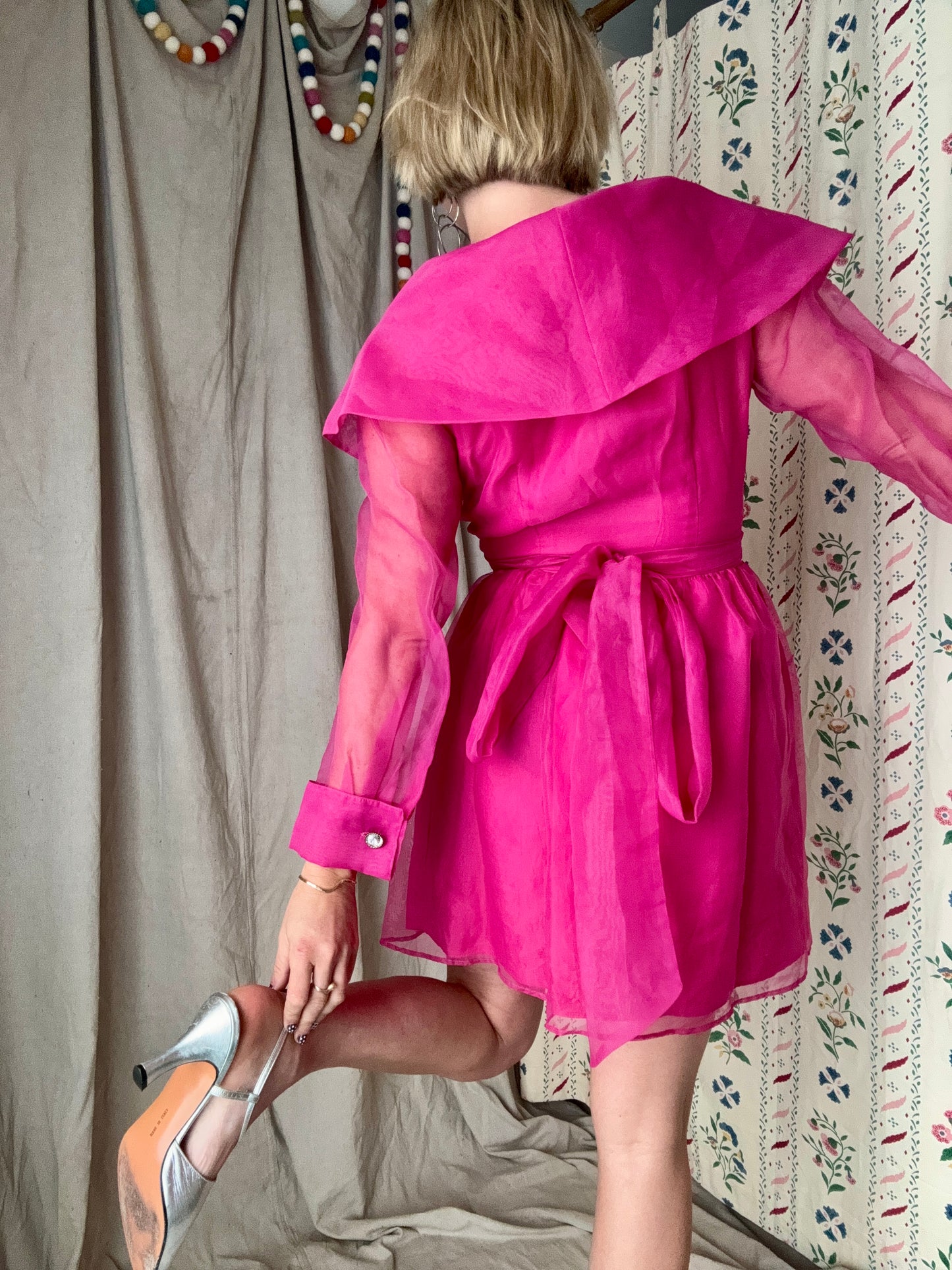 The Effie 1970s Organza Dress