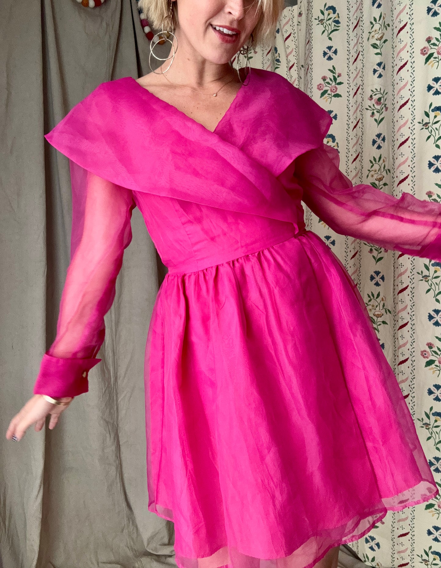 The Effie 1970s Organza Dress