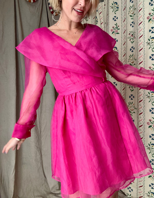 The Effie 1970s Organza Dress