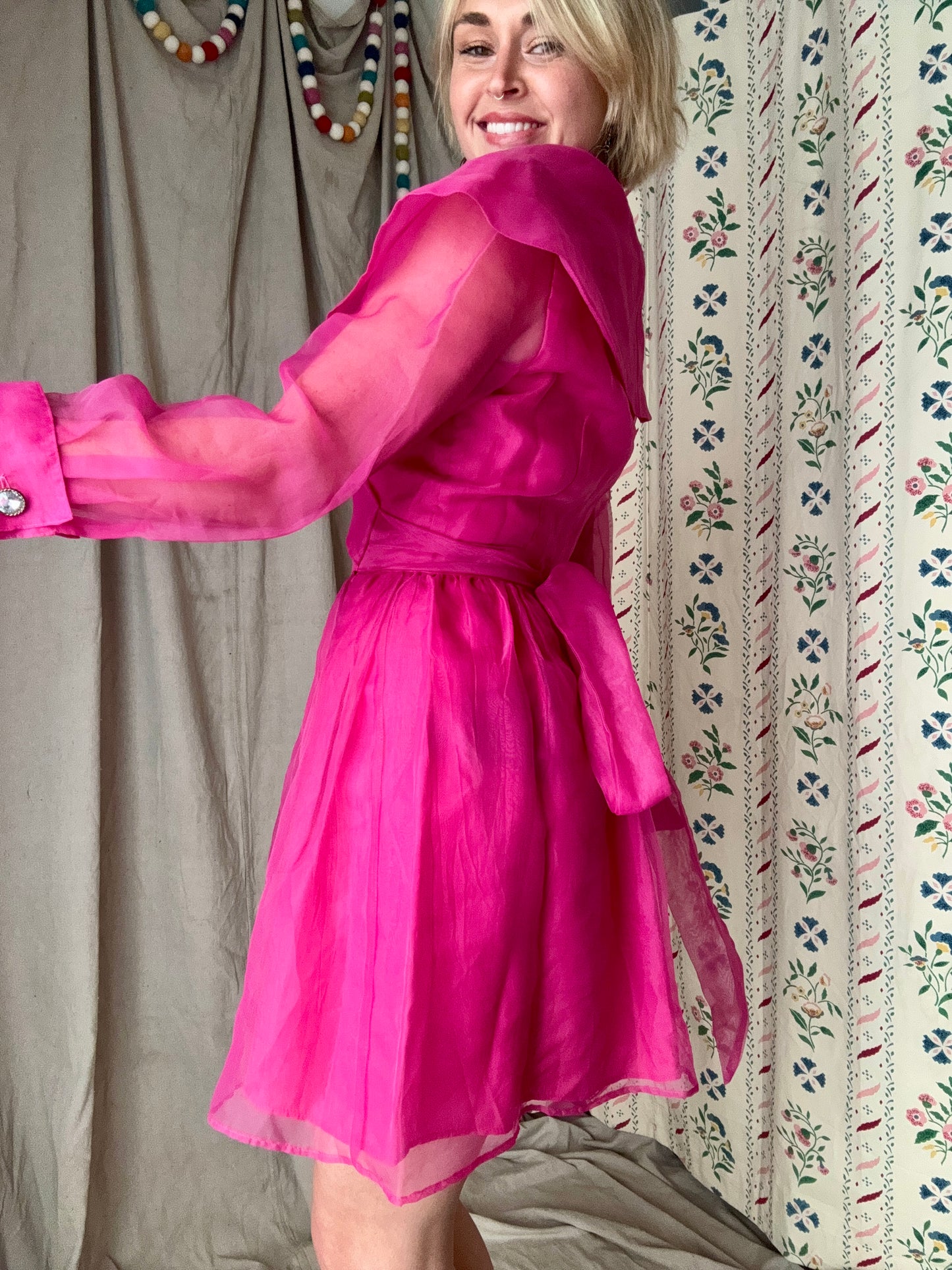The Effie 1970s Organza Dress