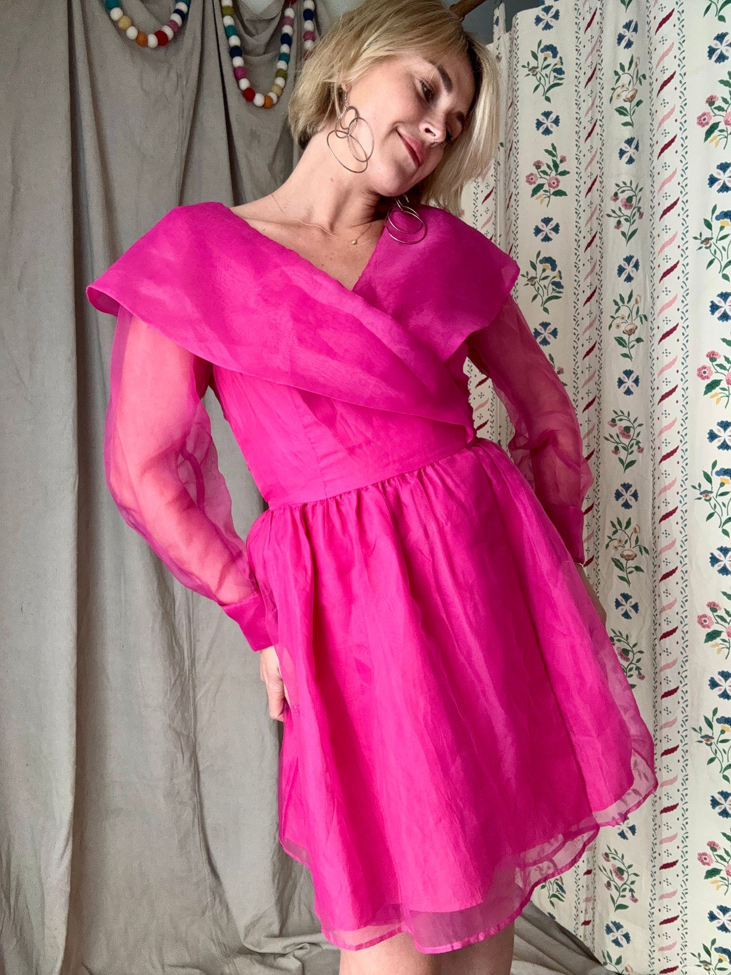 The Effie 1970s Organza Dress