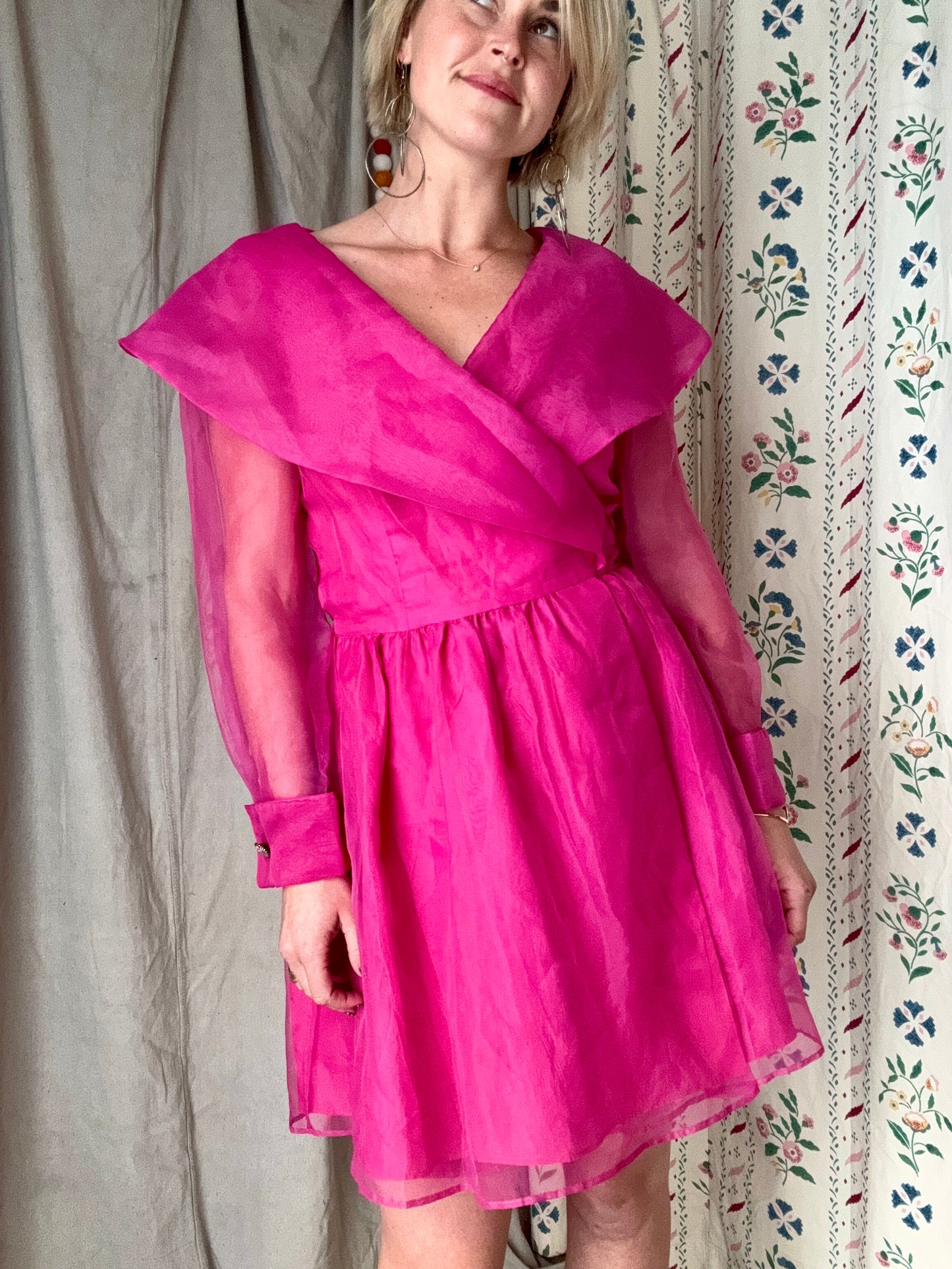 The Effie 1970s Organza Dress