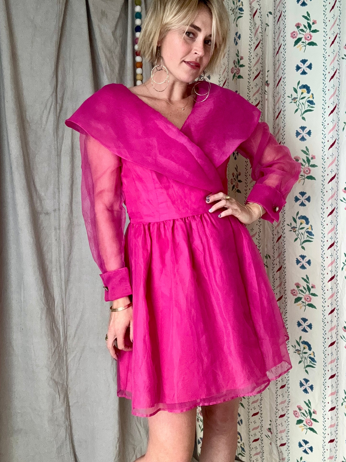 The Effie 1970s Organza Dress
