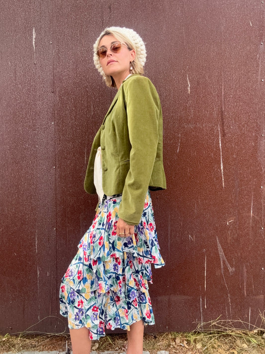 The Sylvie 1990s Velvet Blazer