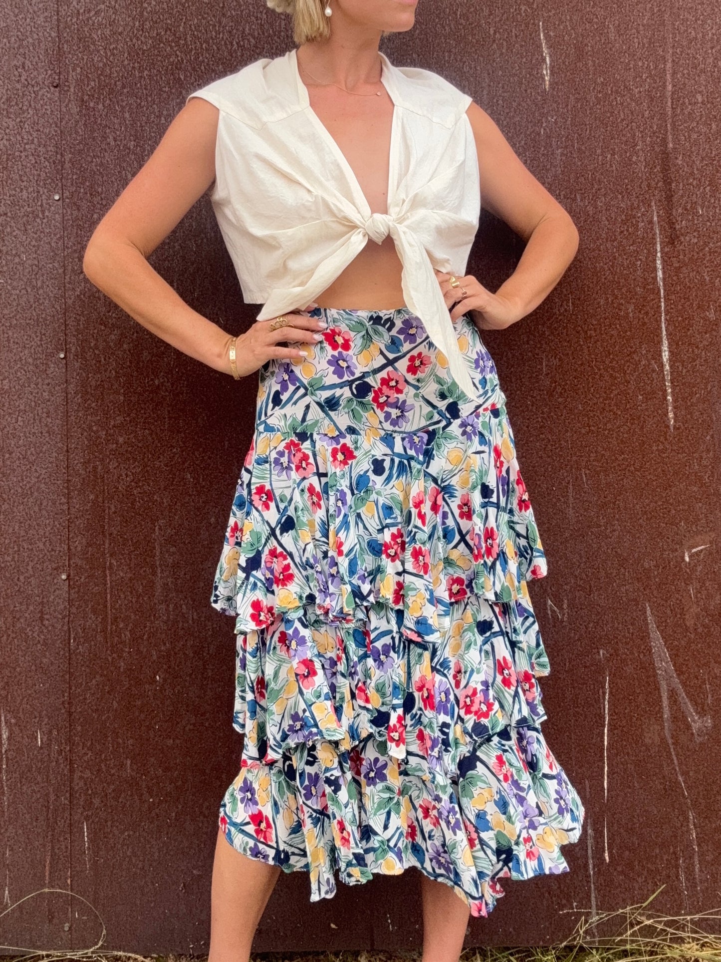 The Norma Kamali 1980s Tiered Skirt