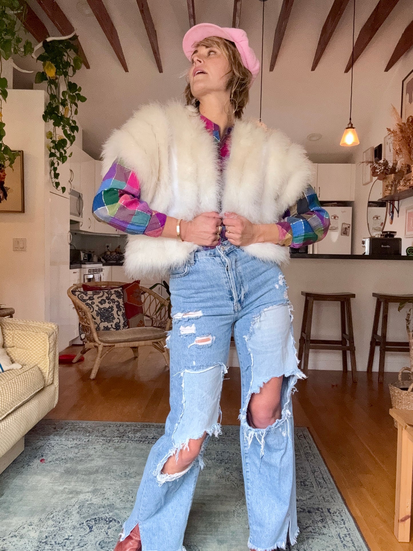 The Marabou Shawl Coat