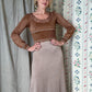 The Ingrid 1970s Knit Maxi Dress
