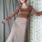 The Ingrid 1970s Knit Maxi Dress