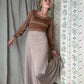 The Ingrid 1970s Knit Maxi Dress