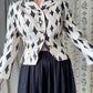 The Bullocks 1950s Cropped Silk Blazer