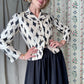 The Bullocks 1950s Cropped Silk Blazer