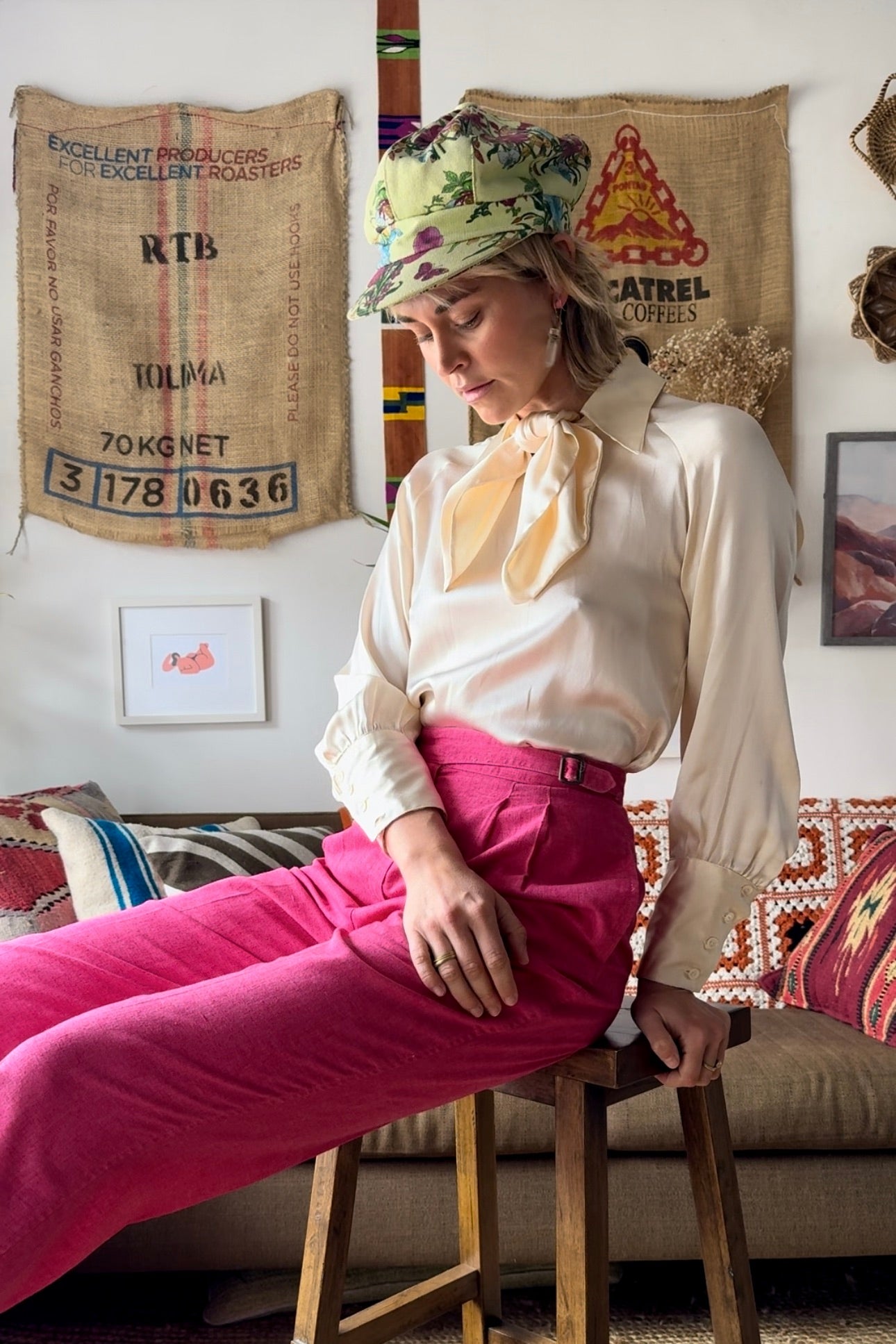 The Riley Silk Chloé Blouse