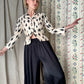The Bullocks 1950s Cropped Silk Blazer