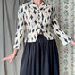 The Bullocks 1950s Cropped Silk Blazer