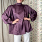 The Georgia 1980s Silk Blouse