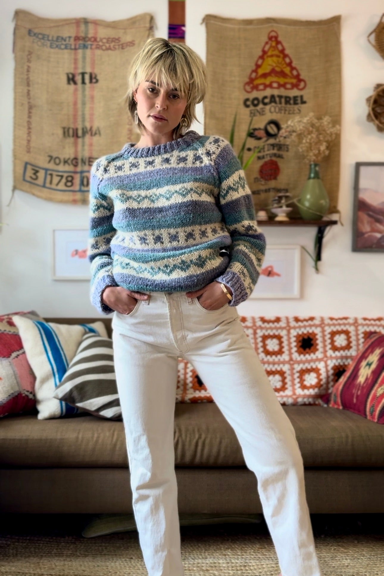 The Devon Hand Knit Sweater