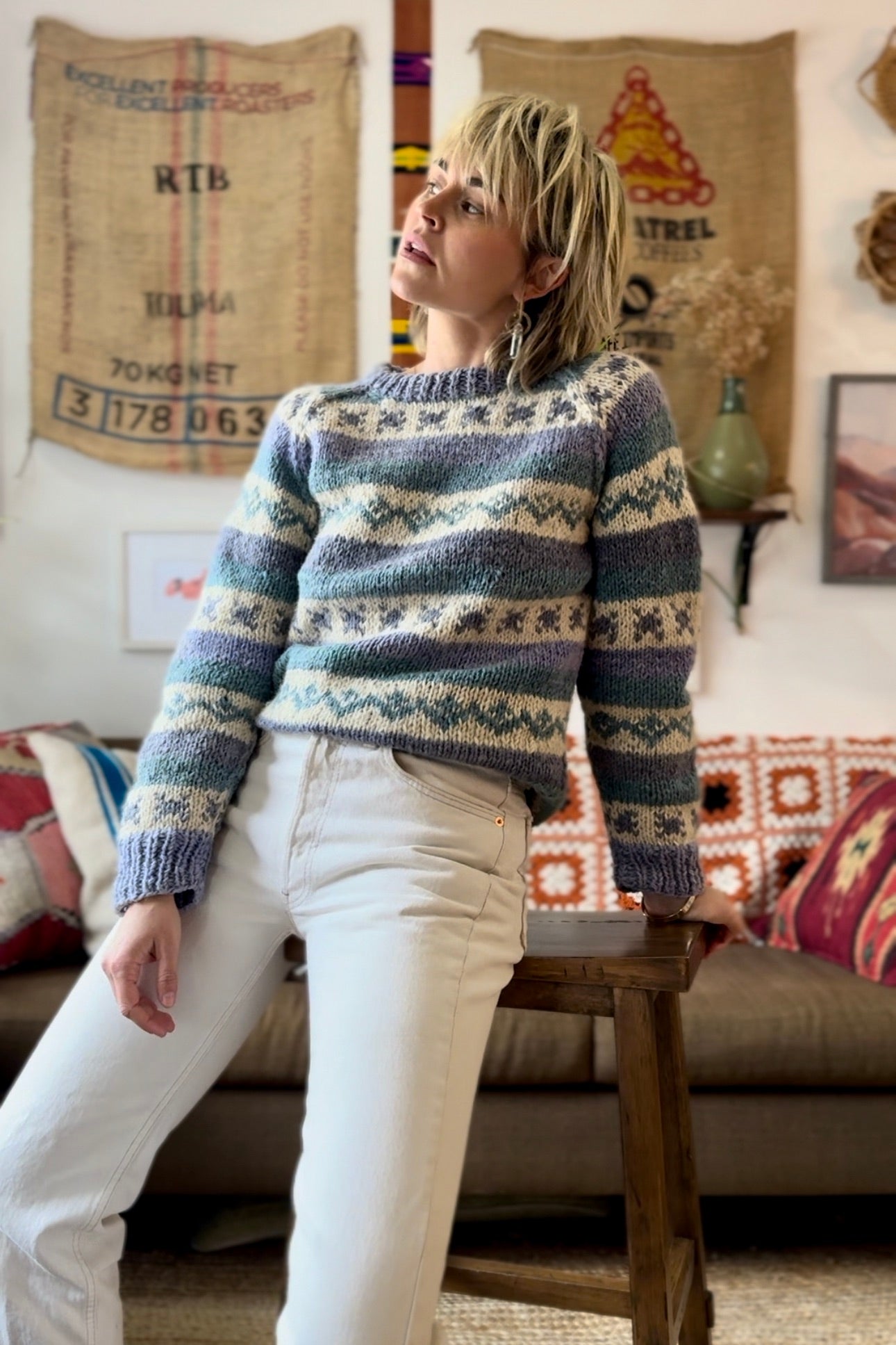 The Devon Hand Knit Sweater