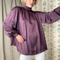 The Georgia 1980s Silk Blouse