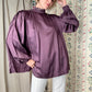 The Georgia 1980s Silk Blouse