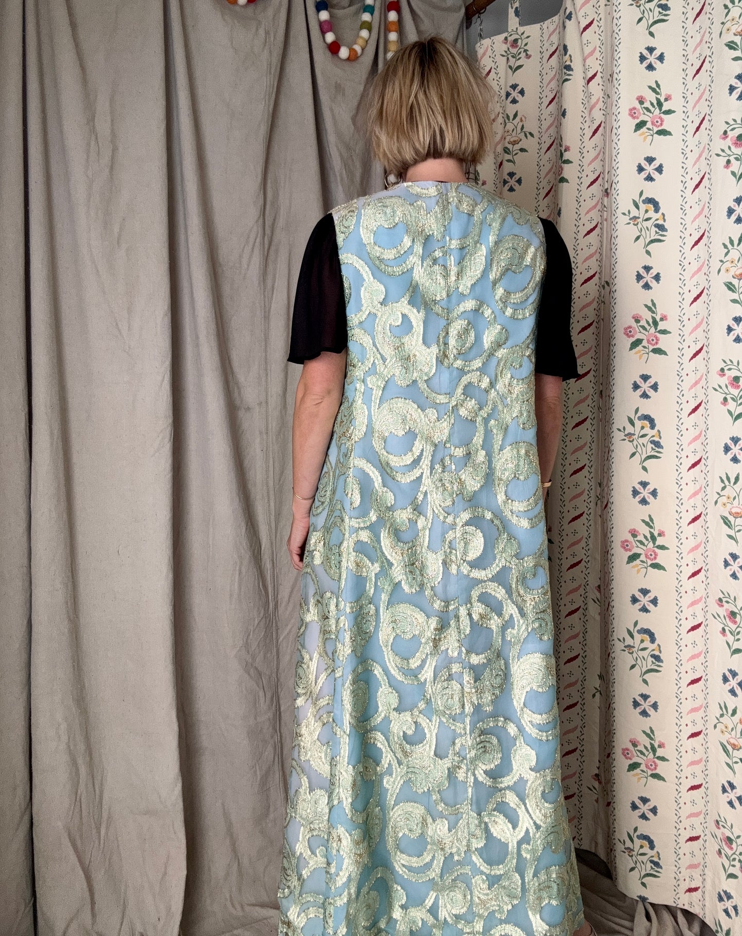 The Celeste 1960s Brocade Duster