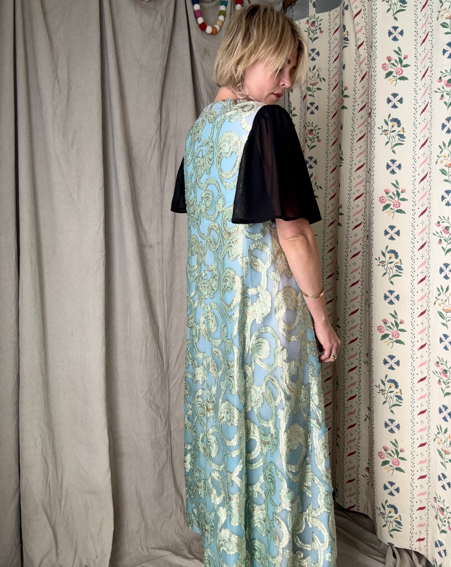The Celeste 1960s Brocade Duster