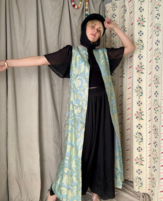 The Celeste 1960s Brocade Duster