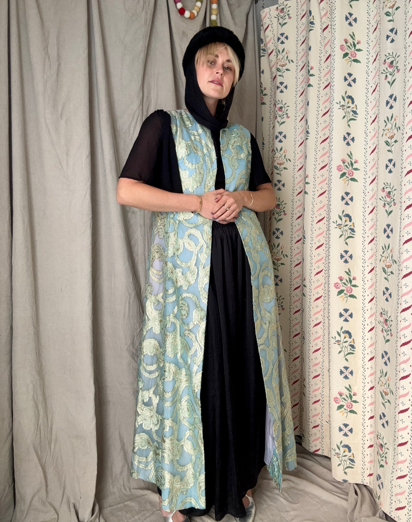 The Celeste 1960s Brocade Duster