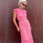 The Valentina 1960s Crochet Maxi Dress