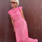 The Valentina 1960s Crochet Maxi Dress