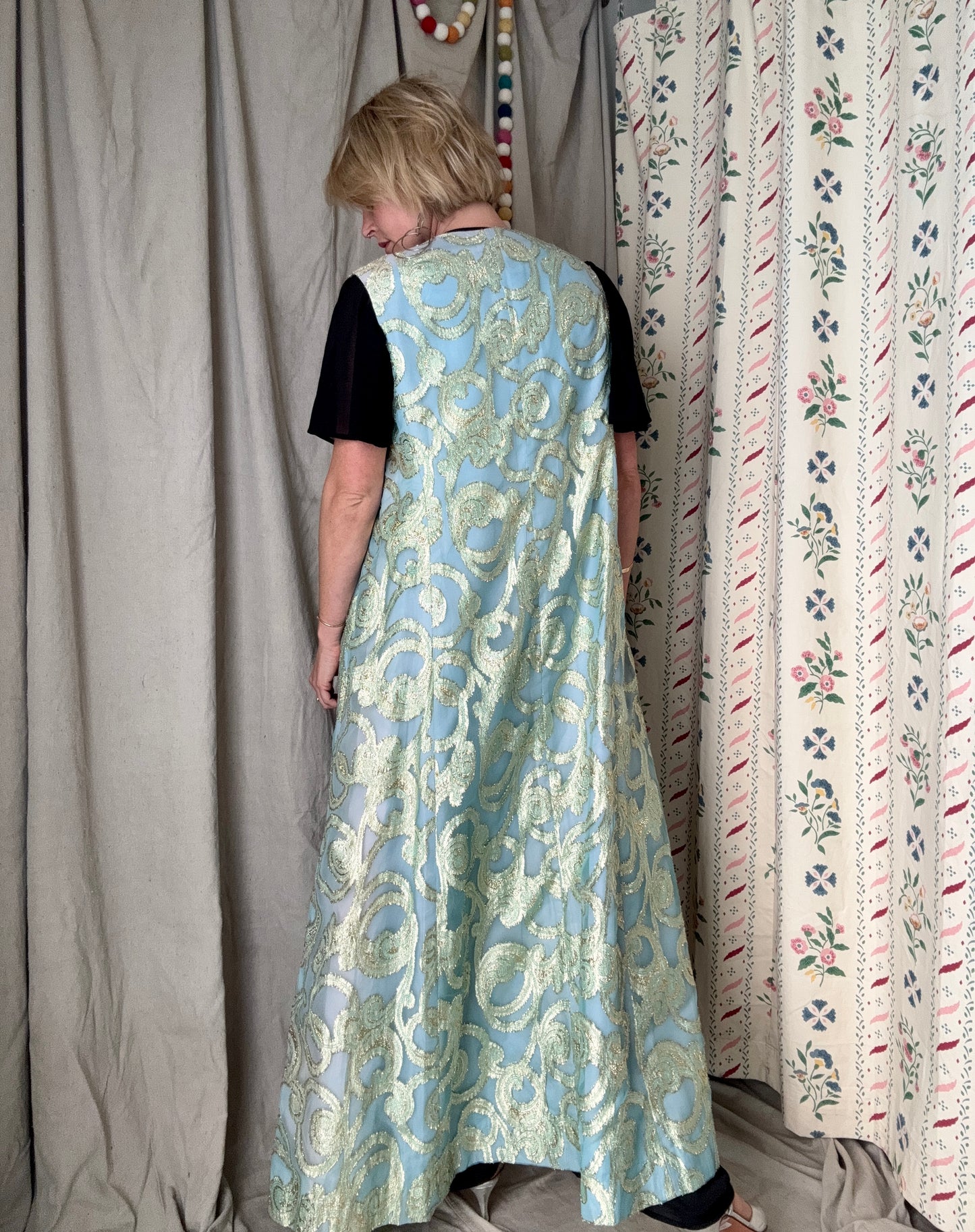 The Celeste 1960s Brocade Duster