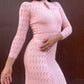 The Edie 1960s Crochet Maxi Dress