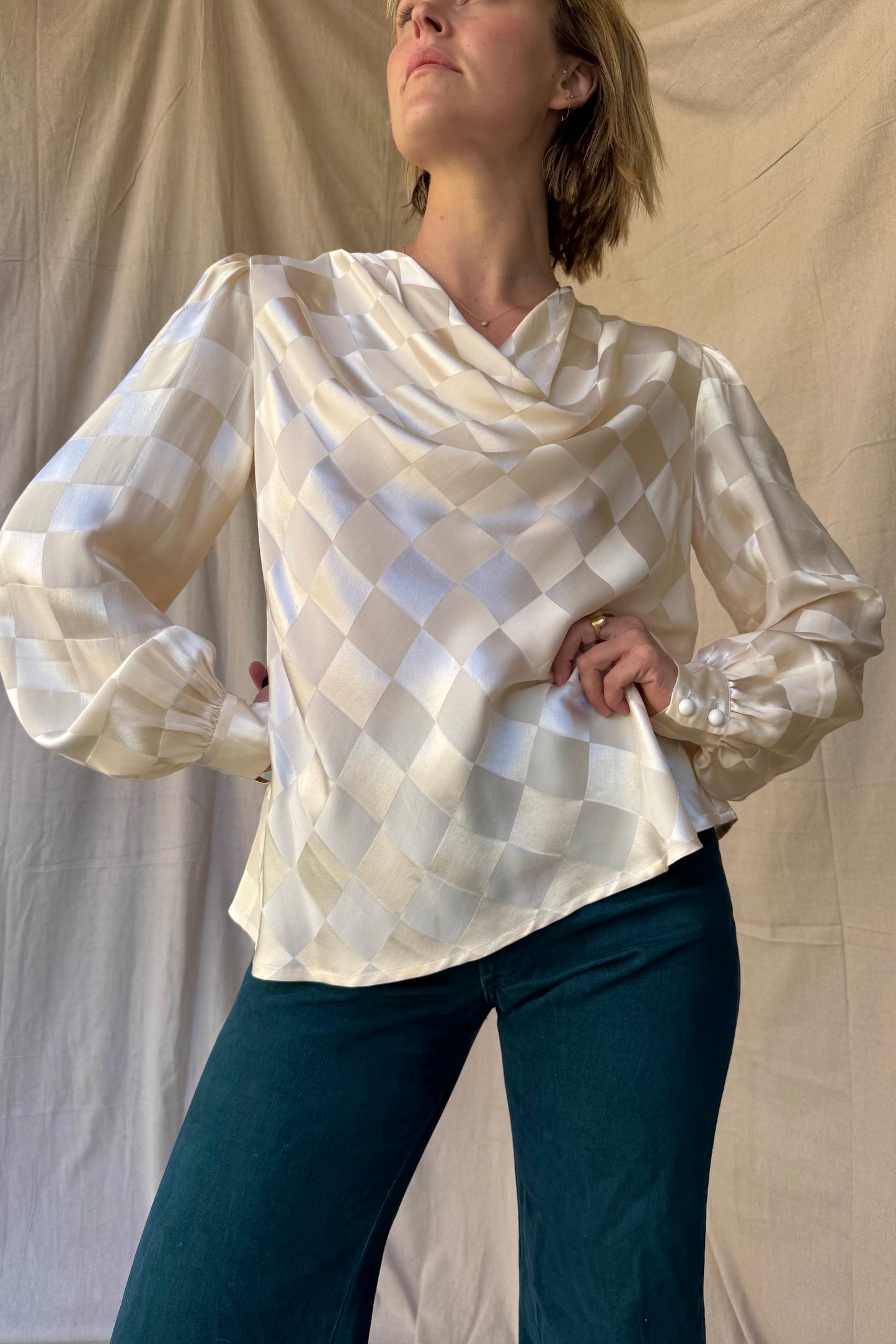 The Sasha Silk Blouse