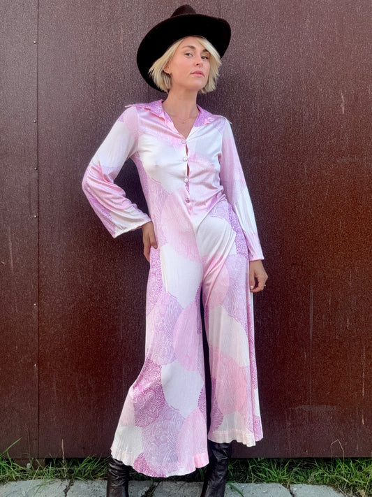 The Penelope 1970s Retro Jumpsuit