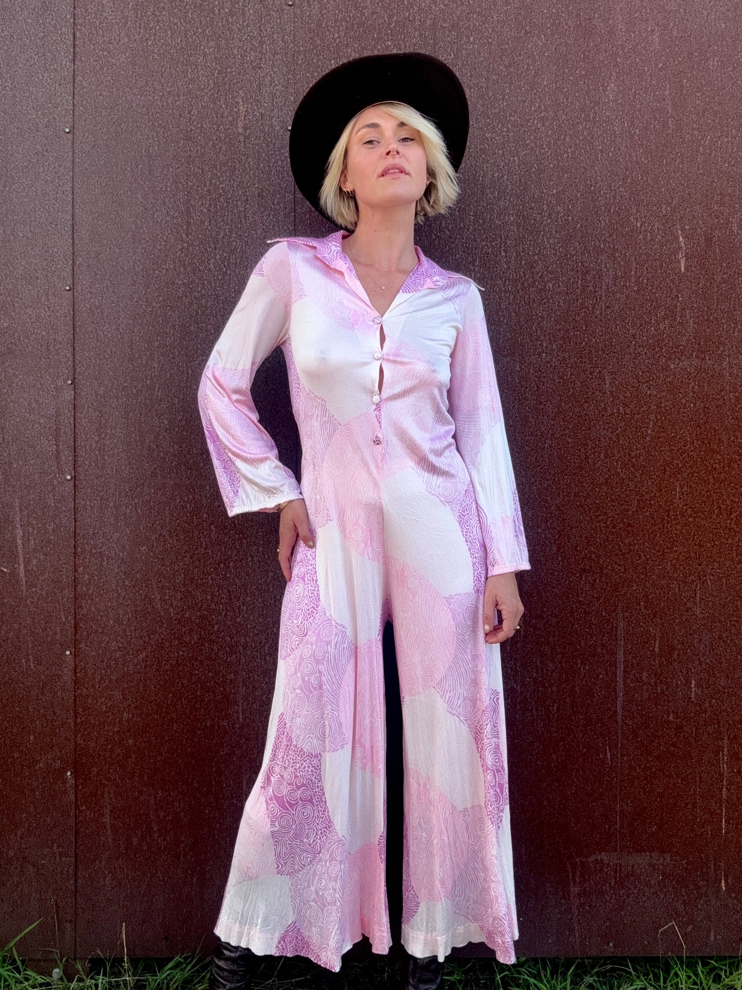 The Penelope 1970s Retro Jumpsuit