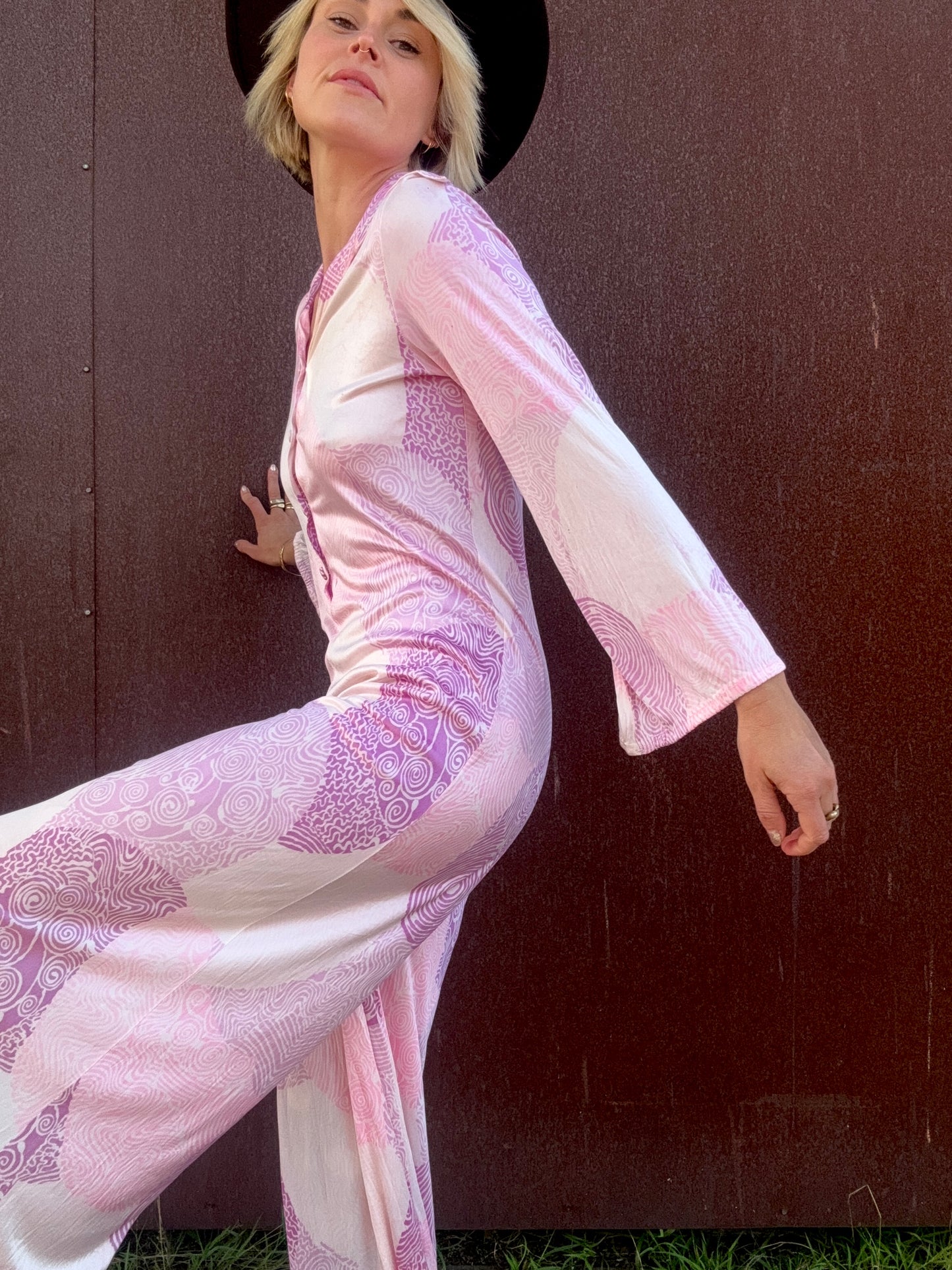 The Penelope 1970s Retro Jumpsuit