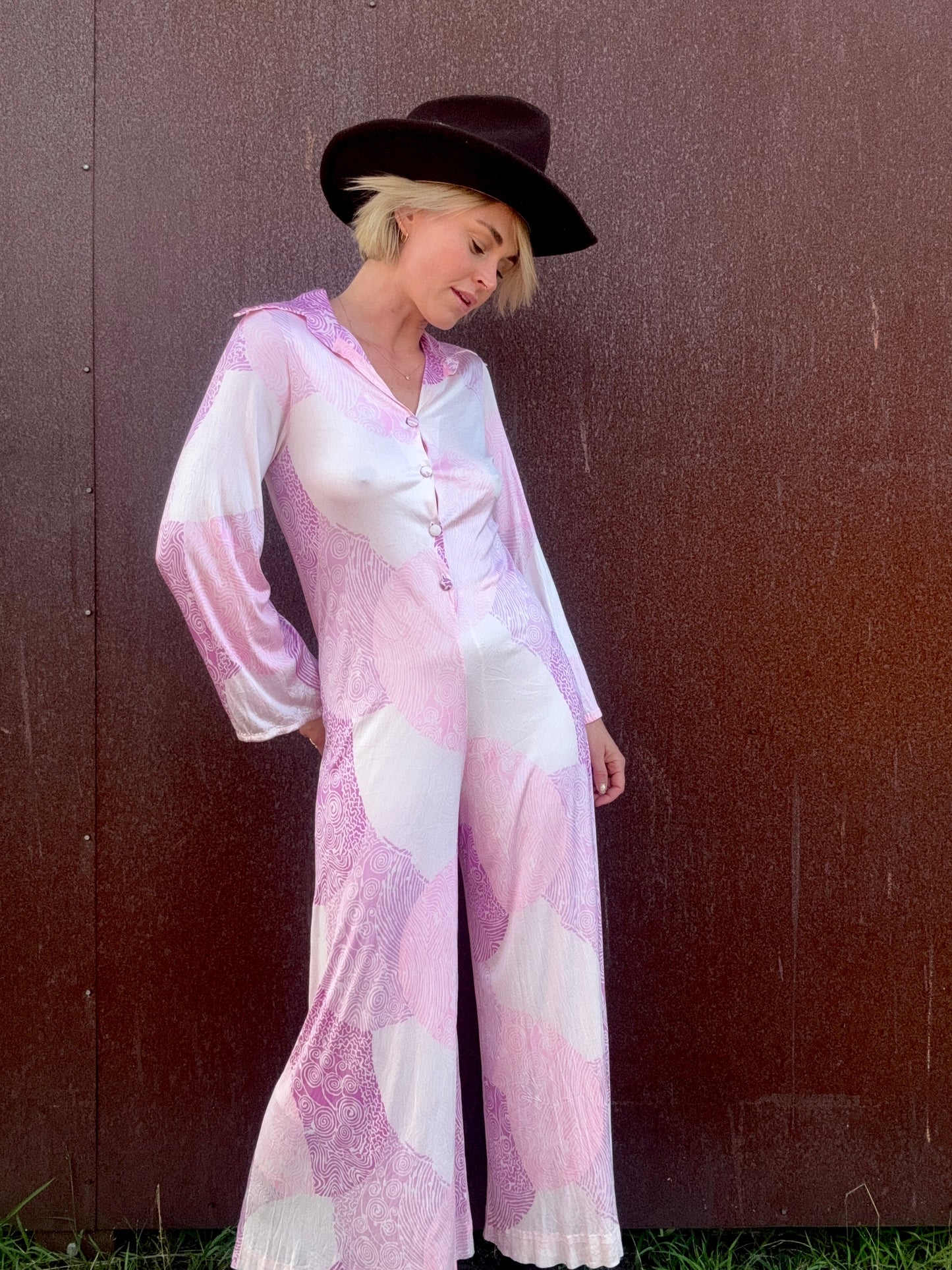 The Penelope 1970s Retro Jumpsuit