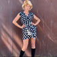 The Amelie 1980s Cotton Mini Dress