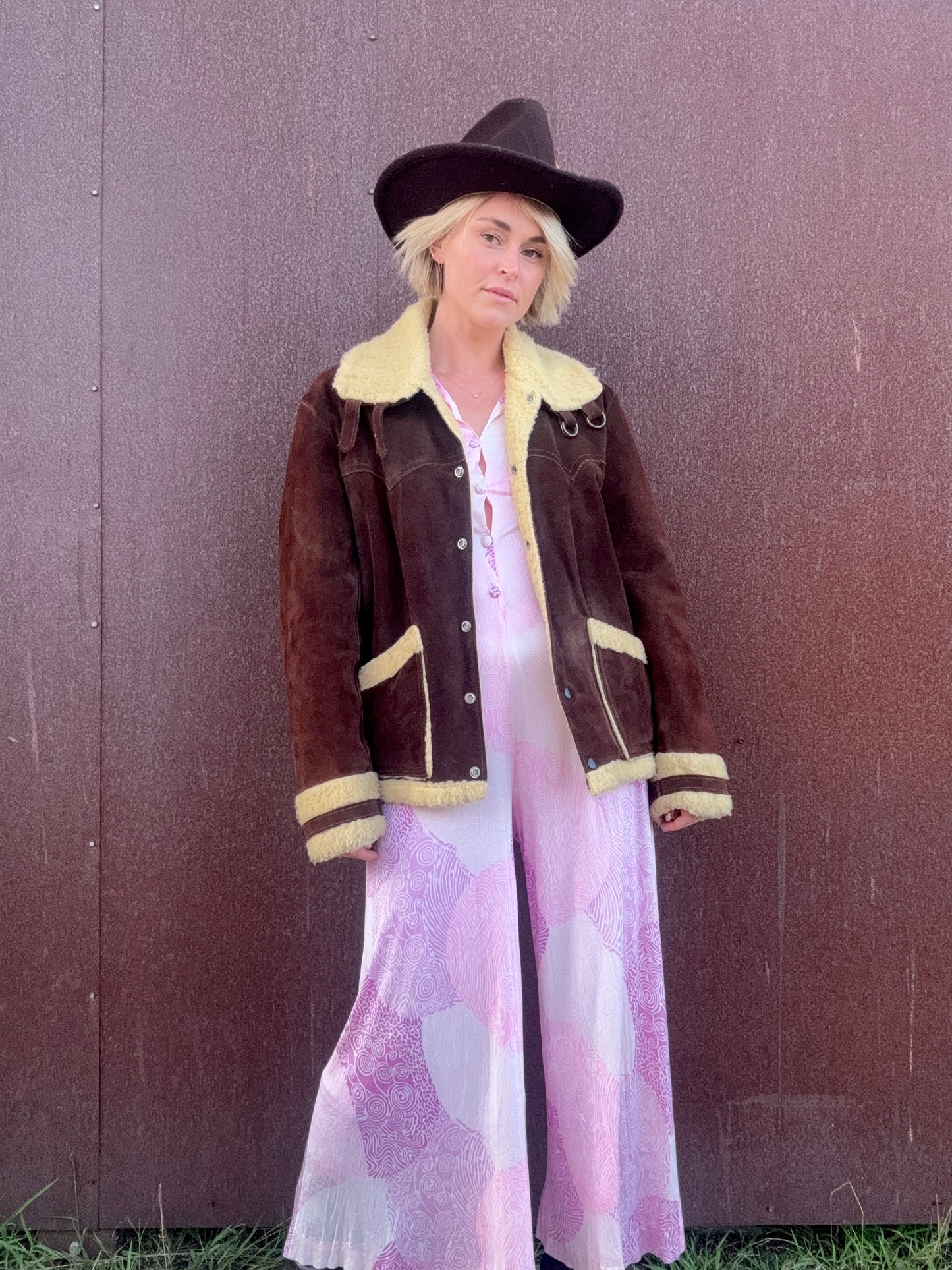 The Rochelle 1970s Suede Jacket