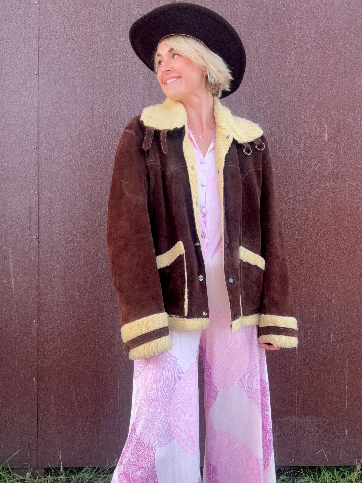 The Rochelle 1970s Suede Jacket