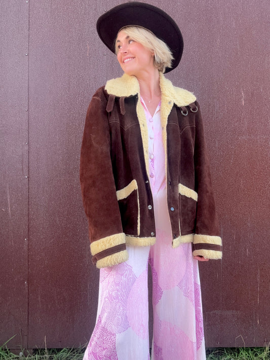 The Rochelle 1970s Suede Jacket