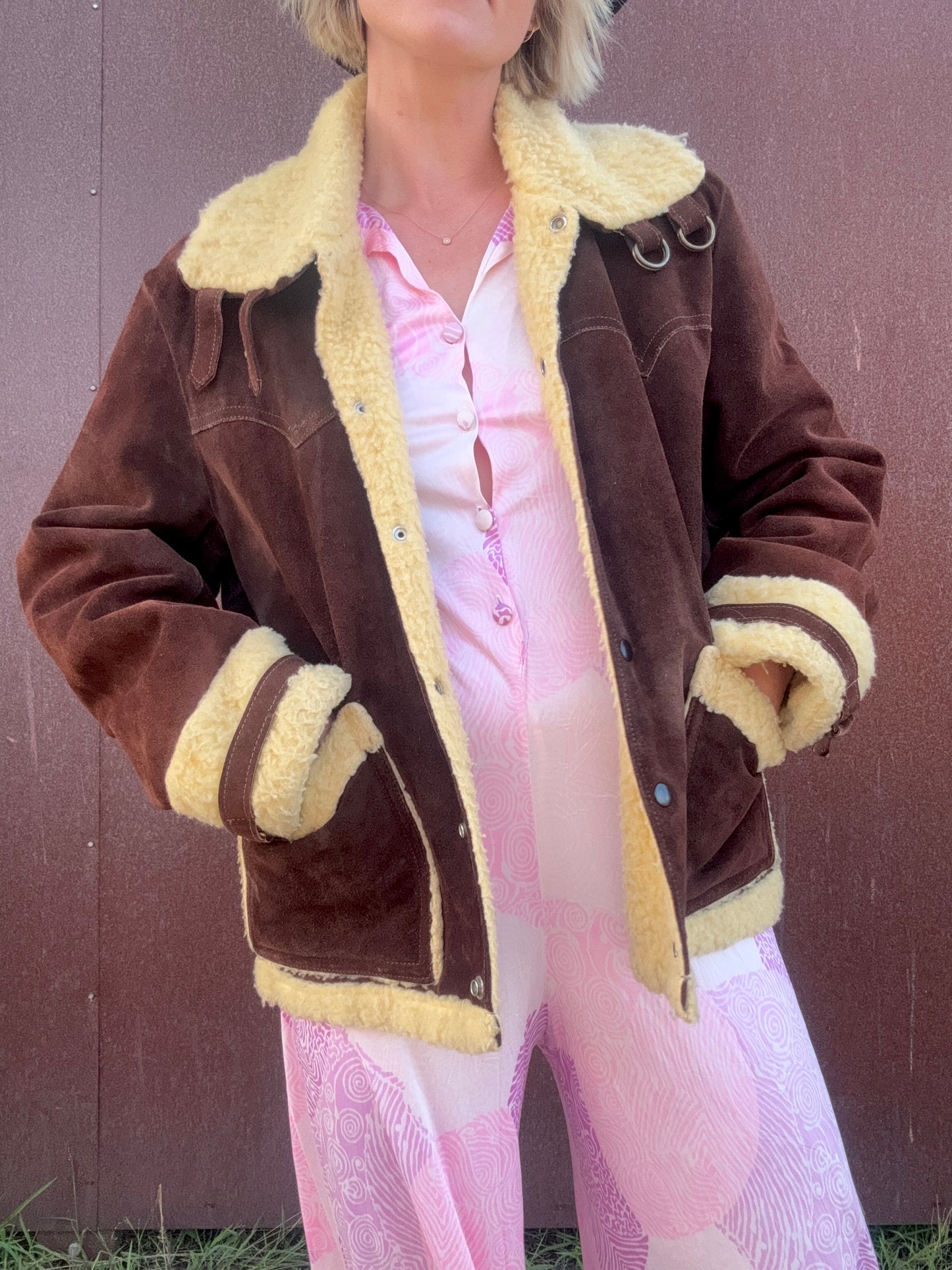 The Rochelle 1970s Suede Jacket