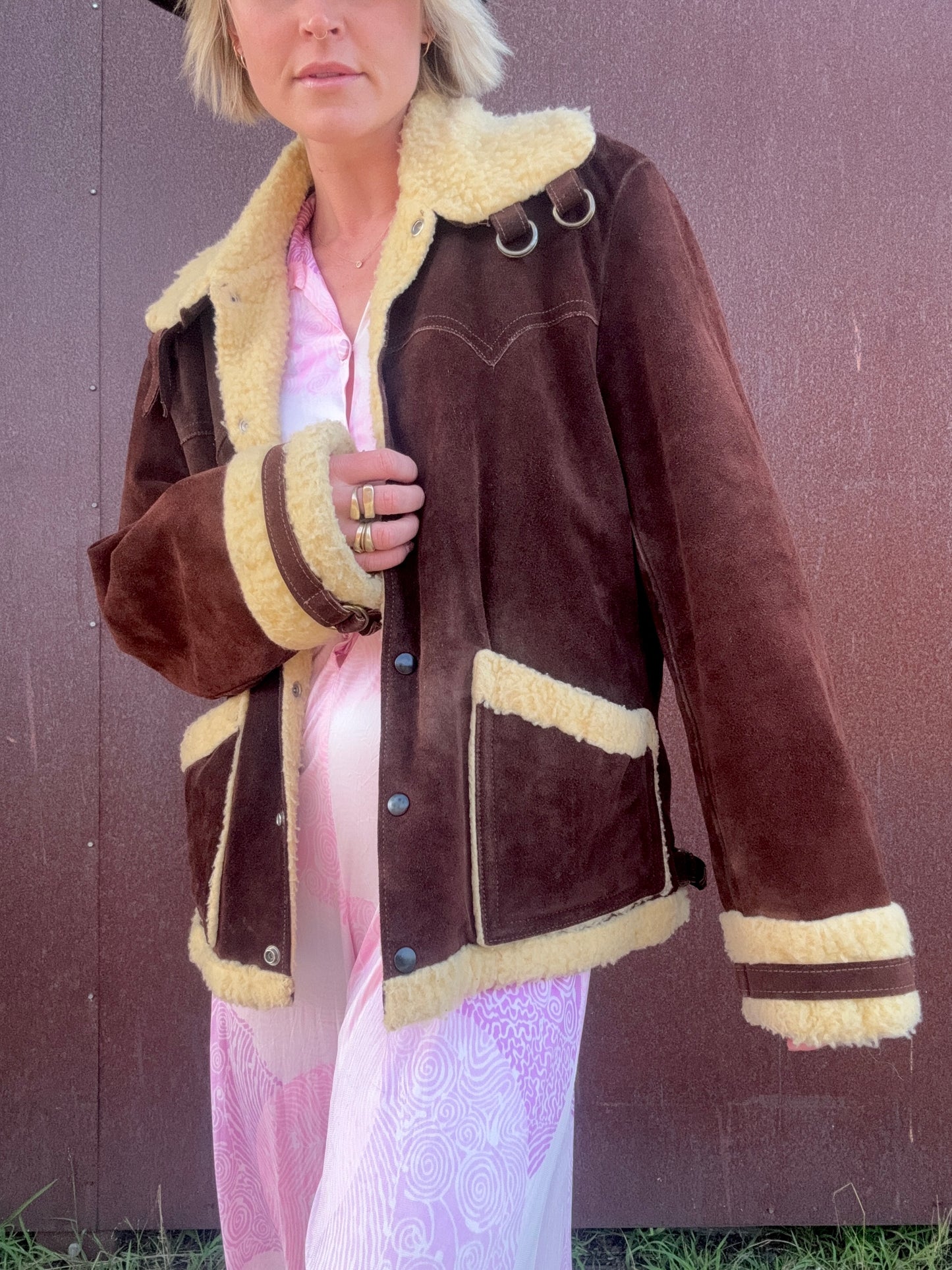 The Rochelle 1970s Suede Jacket