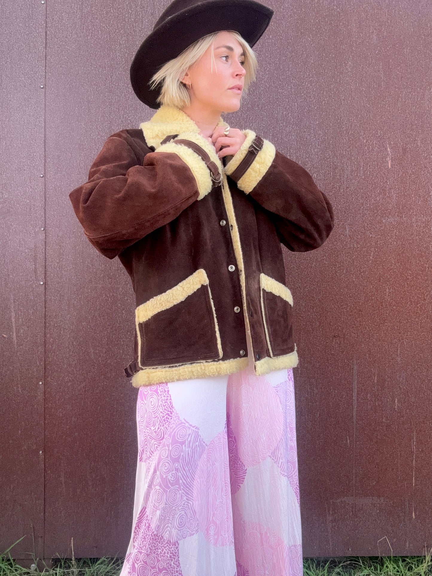 The Rochelle 1970s Suede Jacket