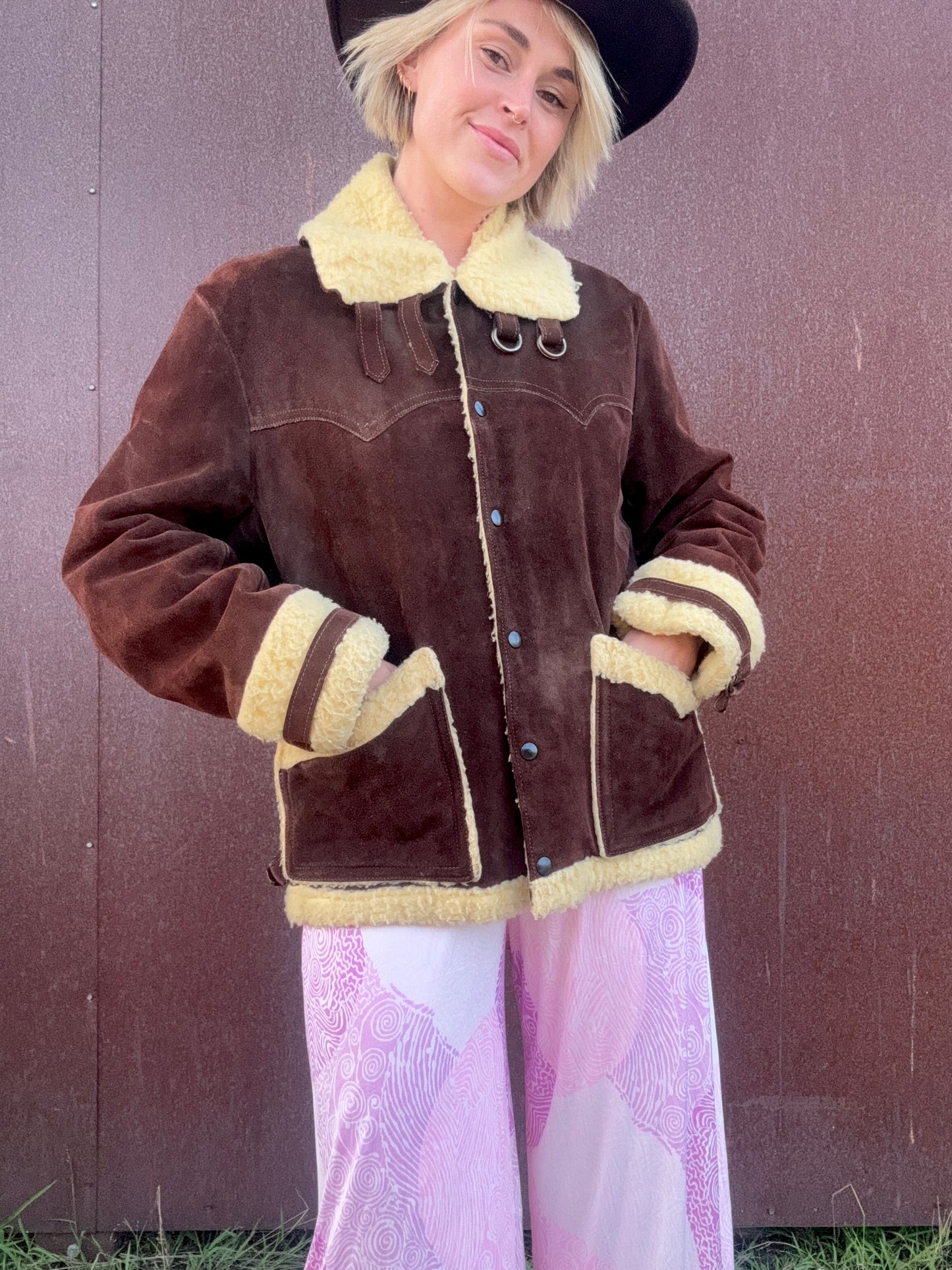 The Rochelle 1970s Suede Jacket