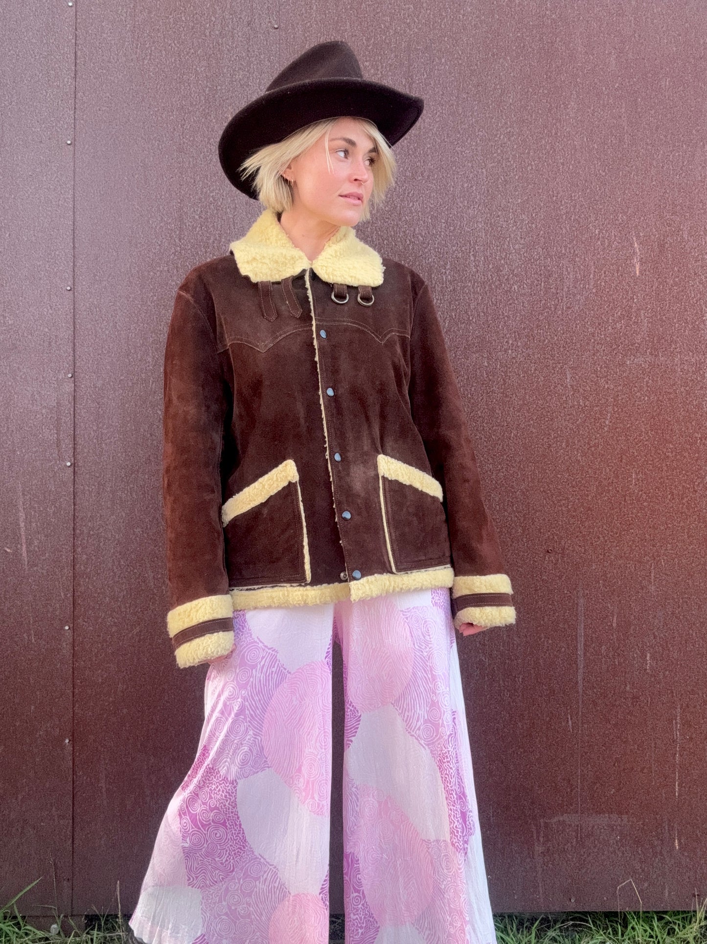 The Rochelle 1970s Suede Jacket