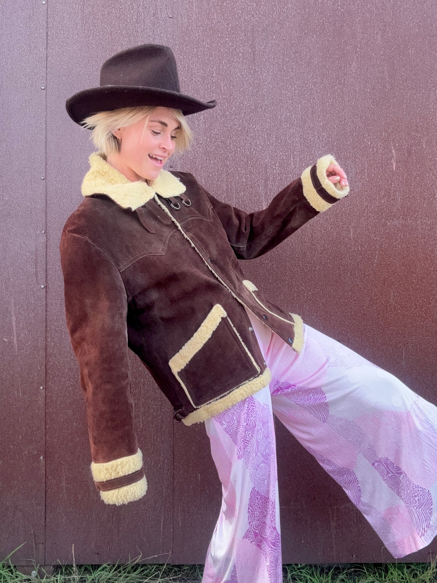 The Rochelle 1970s Suede Jacket